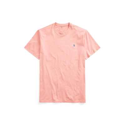 Shop Polo Ralph Lauren Jersey Crewneck T-shirt In Desert Rose