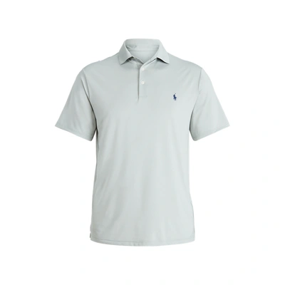 Shop Polo Ralph Lauren Performance Jersey Polo Shirt In Andover Heather