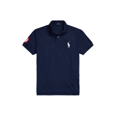Shop Ralph Lauren Team Usa Earth Polo Shirt In Cruise Navy