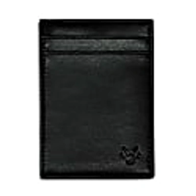 Shop Watson & Wolfe Slim Card Holder In Black
