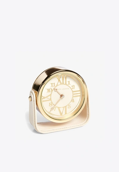 Shop Ralph Lauren Brennan Desktop Clock In White