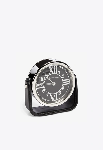 Shop Ralph Lauren Brennan Desktop Clock In Black