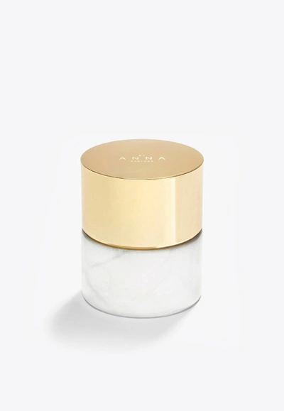 Shop Anna La Cire Alabaster Candle Vessel In Gold