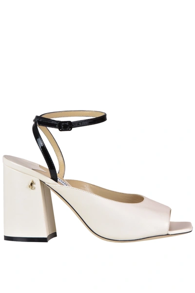 Shop Jimmy Choo Jassidy Sandals In Ivory