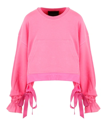 Shop Red Valentino Redvalentino The Black Tag Sweatshirt In Pink