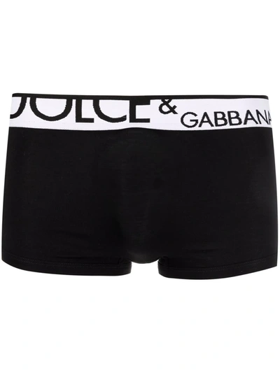 Shop Dolce & Gabbana Dolce&gabbana Logo-waistband Briefs In Pink