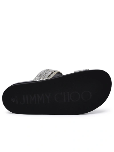 Shop Jimmy Choo Ciabatta Marga Argento In Silver