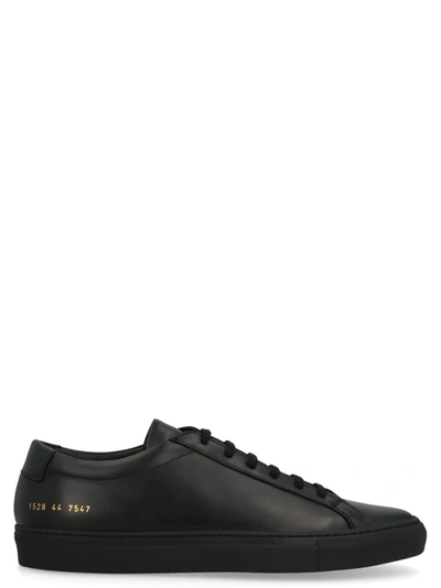 Shop Common Projects Achilles Low Top Sneakers In Black