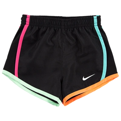 Shop Nike Girls  Dry Tempo Shorts In Black/multi