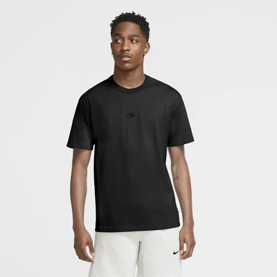 Shop Nike Mens  Premium Essentials T-shirt In Black/black