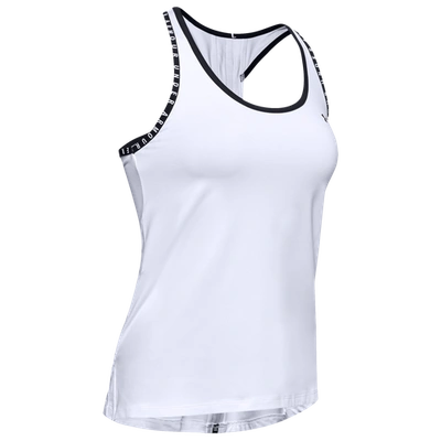 Shop Under Armour Womens  Knockout Tank In White/white/black