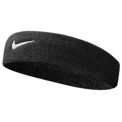 Shop Nike Swoosh Headband In Black/white