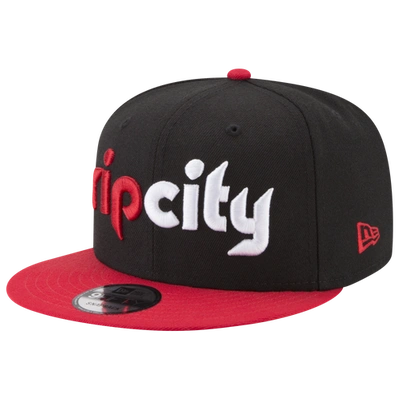 New Era 9fifty Nba Portland Trail Blazers Black/red Snapback Hat 70557057 In Black/red