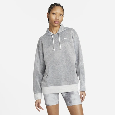 Shop Nike Womens  Icon Clash Pullover Hoodie In Black/white