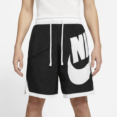 Shop Nike Mens  Throwback Shorts In Black/black