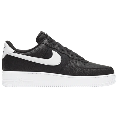 Shop Nike Mens  Air Force 1 '07 In Black/white