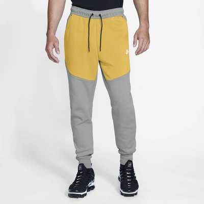Nike Tech Fleece Jogger In Grey/yellow |