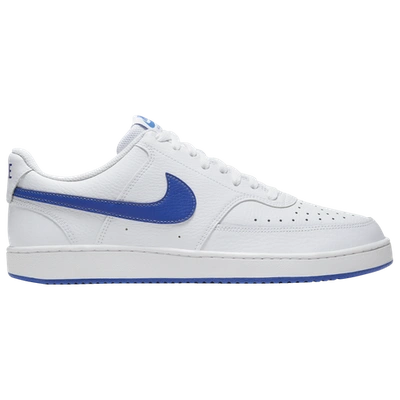 Shop Nike Mens  Court Vision Low In White/royal