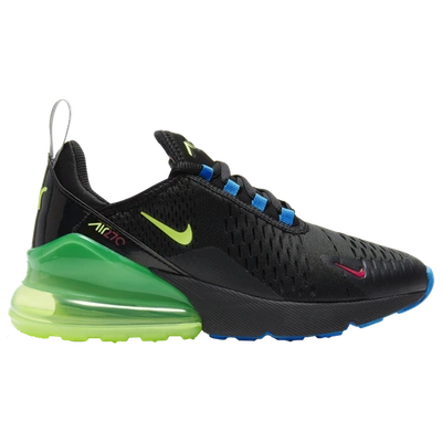 Nike Air Max 270 Big Kids' Shoe In Black,light Photo Blue,fireberry,ghost  Green | ModeSens