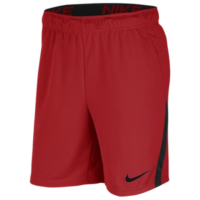 Shop Nike Mens  Fly Training Football Shorts 5.0 In University Red/black