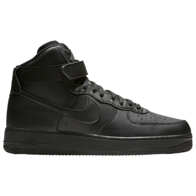 Shop Nike Mens  Air Force 1 High '07 Le In Black/black