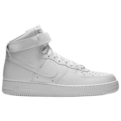 Shop Nike Mens  Air Force 1 High '07 Le In White/white