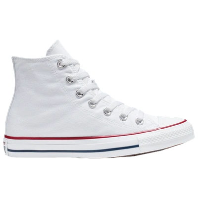 Converse Little Kids Chuck Taylor Hi Casual Sneakers From Finish Line In Optical White/white