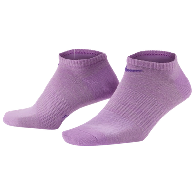 Shop Nike Womens  6pk Lightweight No Show Socks In Purple/green/pink