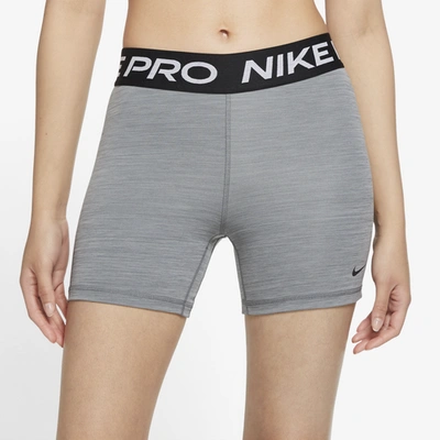Shop Nike Womens  Pro 365 5" Shorts In Smoke/black