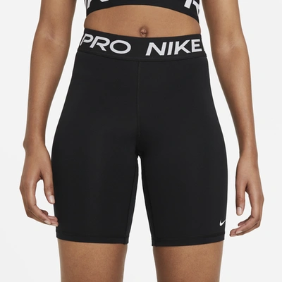 Shop Nike Womens  Pro 365 8shorts In Black/white