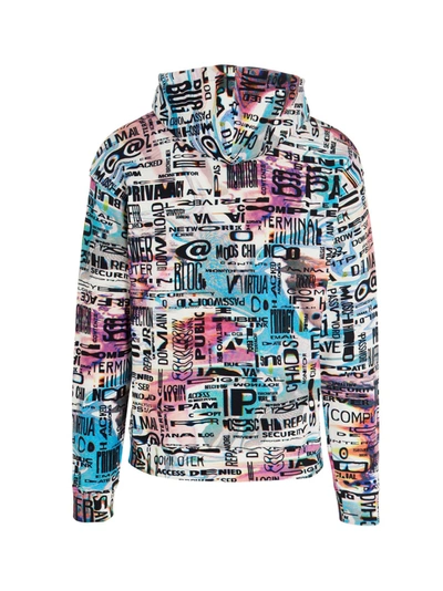 Shop Moschino Men's Multicolor Cotton Sweatshirt