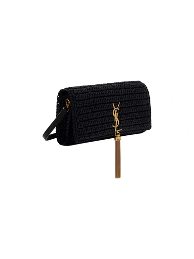 Shop Saint Laurent Women's Black Other Materials Shoulder Bag