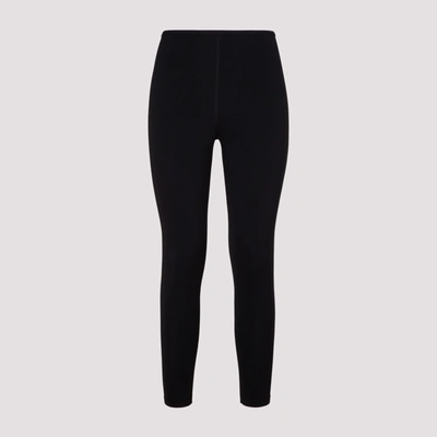 Shop Alaïa Stretch Leggings In Black