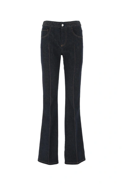 Shop Chloé Bootcut Flared Jeans In Navy