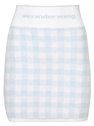 Shop Alexander Wang T Towel Gingham Skirt