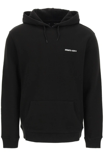 Shop Axel Arigato London Sweatshirt With Logo Print In Black