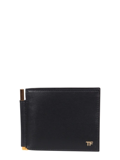 Shop Tom Ford Bifold Wallet In Black