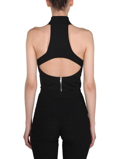 Shop Givenchy Knitted Top In Black