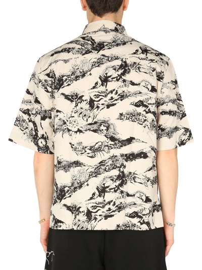 Shop Givenchy Shirt With Zip In Multicolour