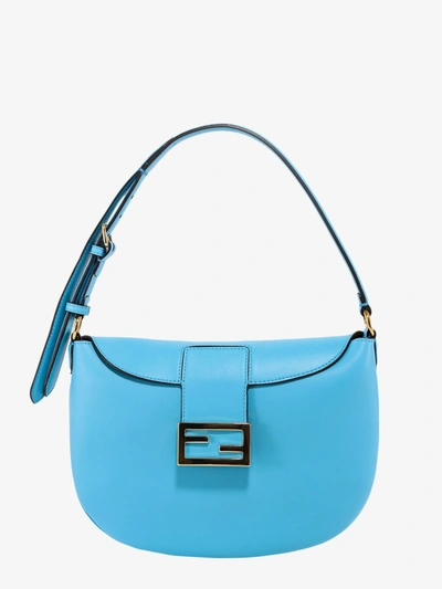 Shop Fendi Croissant Small In Blue