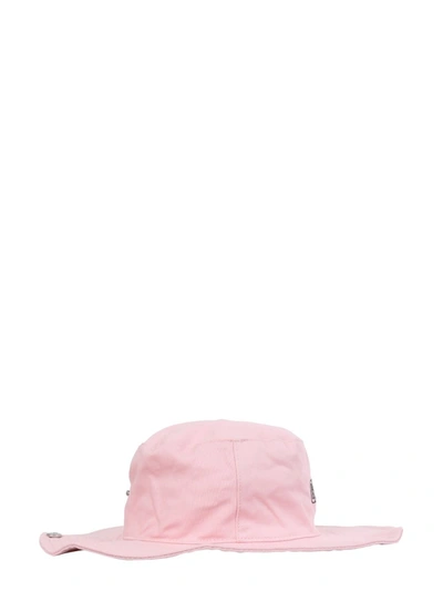Shop Ganni Bucket Hat In Pink