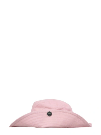 Shop Ganni Bucket Hat In Pink