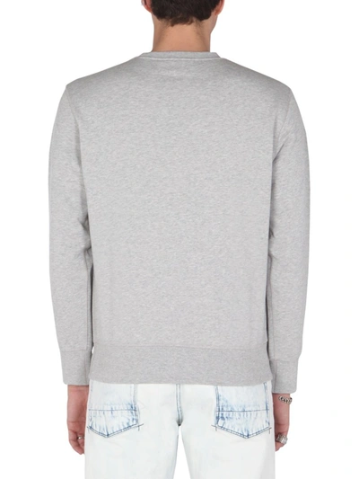 Shop Alexander Mcqueen Crew Neck Sweatshirt In Grey