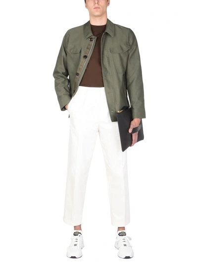 Shop Tom Ford Military Jacket In Green