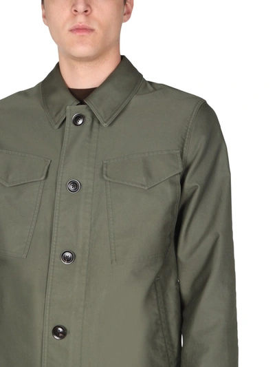 Shop Tom Ford Military Jacket In Green