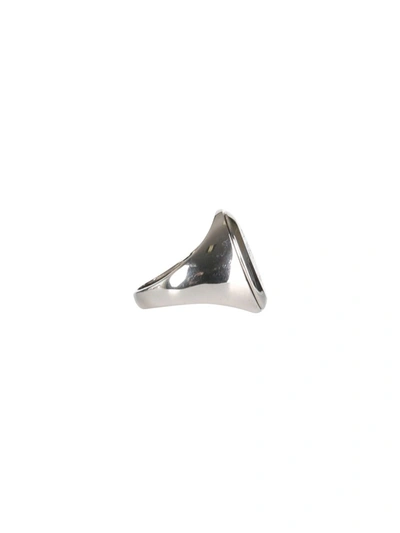 Shop Alexander Mcqueen Signet Ring In Silver