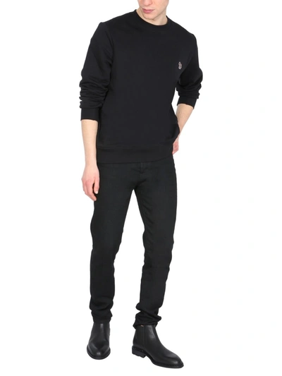 Shop Ps By Paul Smith Sweatshirt With Zebra Patch In Black