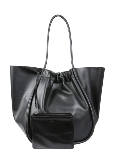 Shop Proenza Schouler Xl Ruched Tote Bag In Black