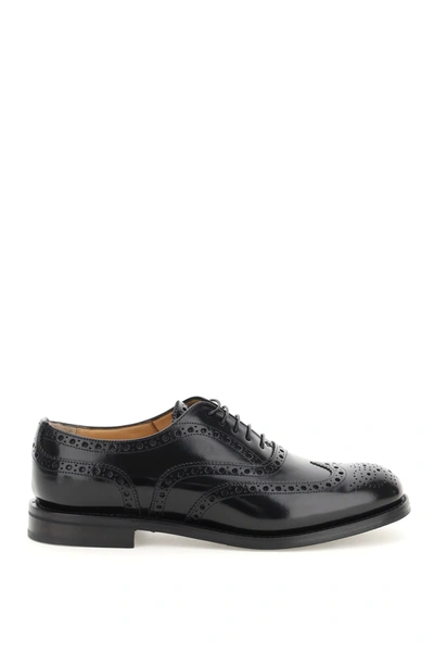 Shop Church's Burwood Wg Brogue Shoes In Black