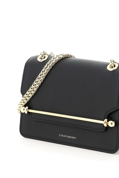 Shop Strathberry Eastwest Mini Bag In Black